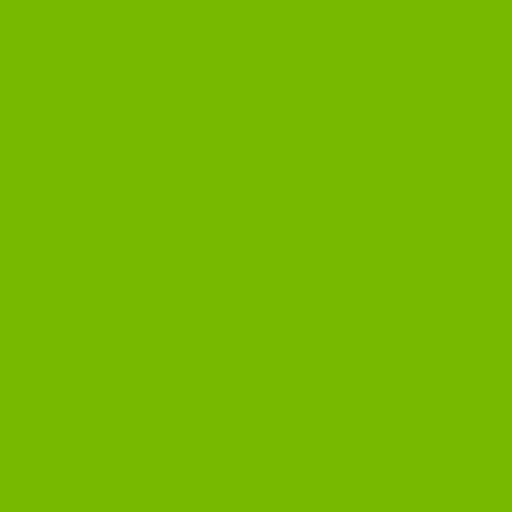 NVIDIA Corporation brand color palette showcasing various shades used in their branding